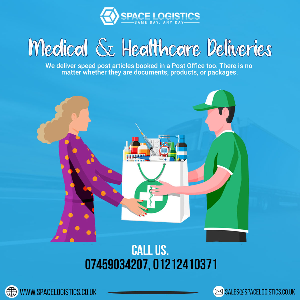 Courier Services For Medical Healthcare Deliveries In Birmingham